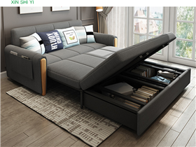 Modern Fabric Upholstery Foldable  Sofa Bed